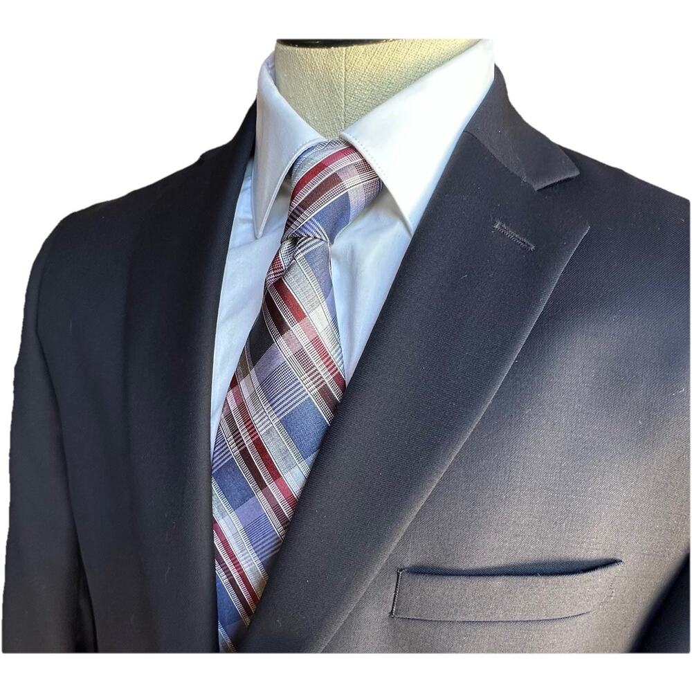 Lauren Ralph Lauren Blazer Sportcoat 44R Navy Classic Gold Buttons Pristine golf